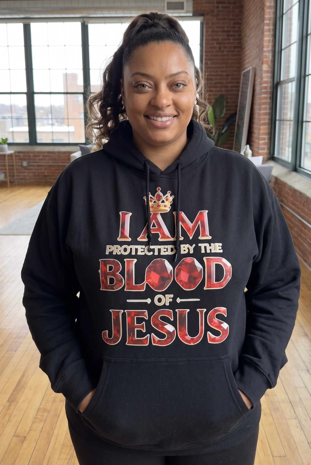 I Am Protected By The Blood Of Jesus — Hoodie