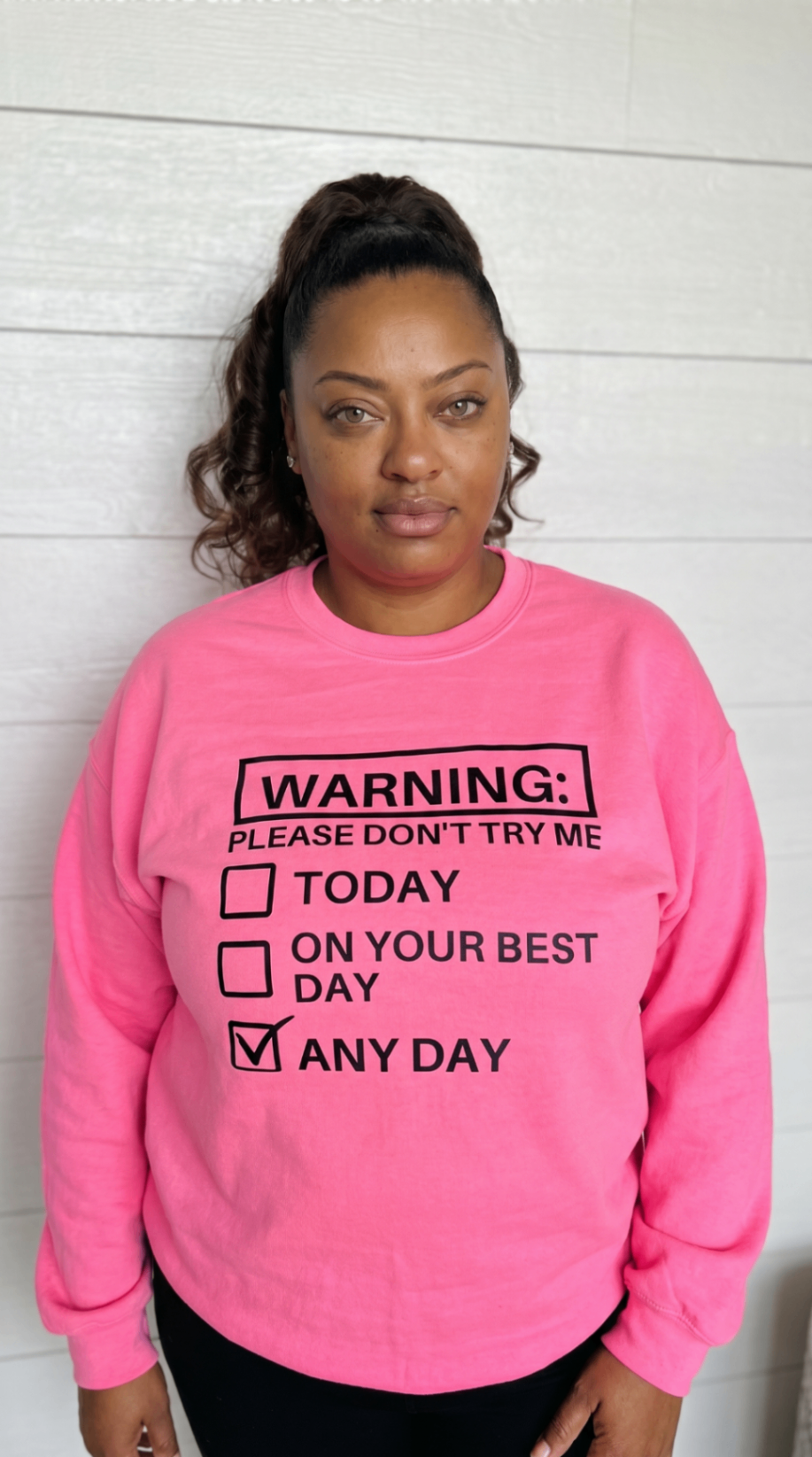Warning: Please Don't Try Me — Sweatshirt